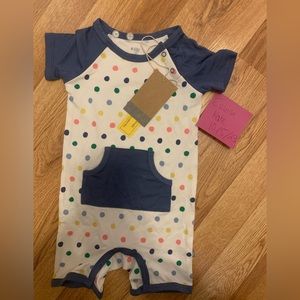 Kyte Baby Spring Polka Dot 2T Shortall